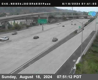 NB 805 at NB 805/5 Merge