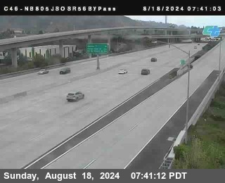 NB 805 at NB 805/5 Merge