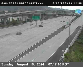 NB 805 at NB 805/5 Merge