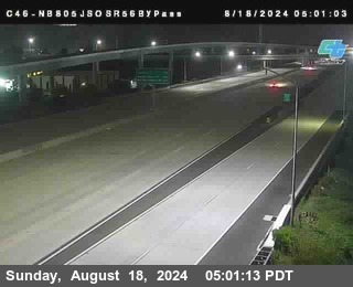 NB 805 at NB 805/5 Merge