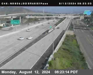 NB 805 at NB 805/5 Merge