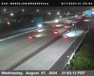 NB 805 at NB 805/5 Merge