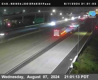 NB 805 at NB 805/5 Merge