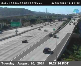 NB 805 at NB 805/5 Merge