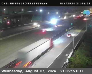 NB 805 at NB 805/5 Merge