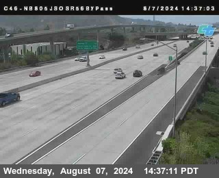 NB 805 at NB 805/5 Merge