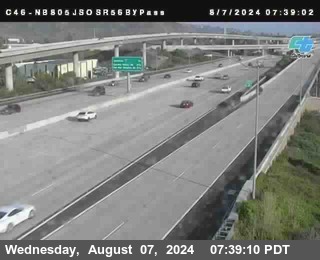 NB 805 at NB 805/5 Merge