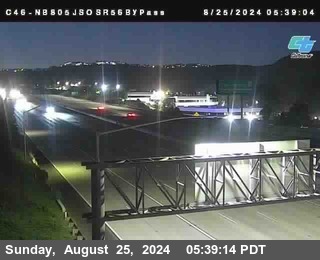 NB 805 at NB 805/5 Merge