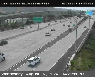 NB 805 at NB 805/5 Merge