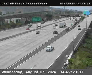 NB 805 at NB 805/5 Merge