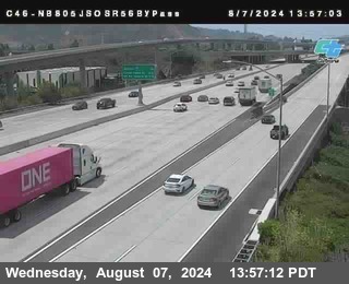 NB 805 at NB 805/5 Merge