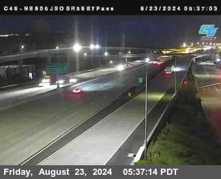 NB 805 at NB 805/5 Merge