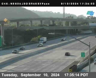 NB 805 at NB 805/5 Merge