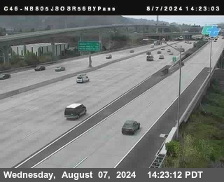 NB 805 at NB 805/5 Merge