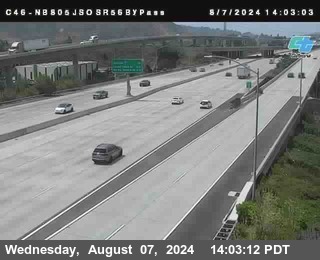 NB 805 at NB 805/5 Merge