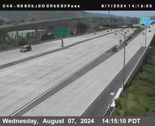 NB 805 at NB 805/5 Merge