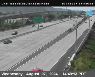 NB 805 at NB 805/5 Merge