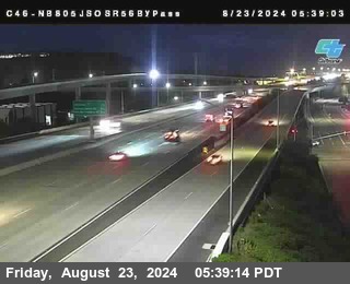 NB 805 at NB 805/5 Merge