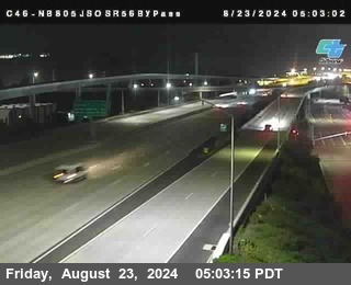 NB 805 at NB 805/5 Merge