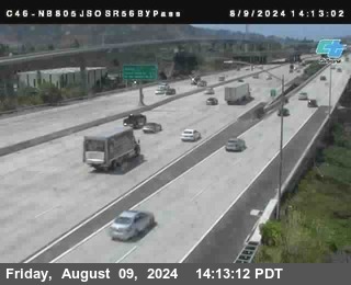 NB 805 at NB 805/5 Merge