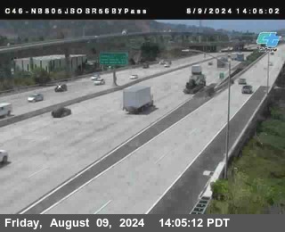 NB 805 at NB 805/5 Merge