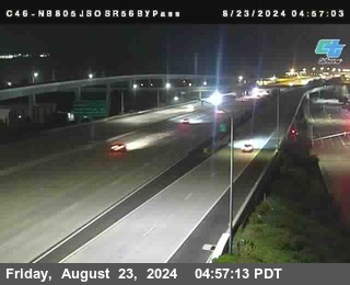 NB 805 at NB 805/5 Merge