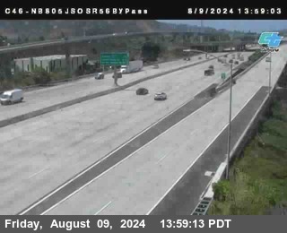 NB 805 at NB 805/5 Merge