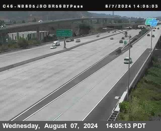 NB 805 at NB 805/5 Merge