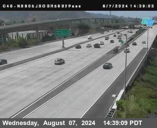 NB 805 at NB 805/5 Merge