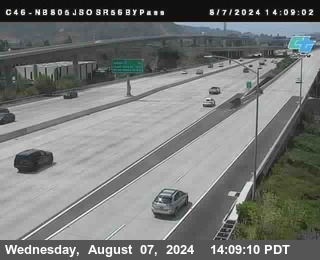 NB 805 at NB 805/5 Merge