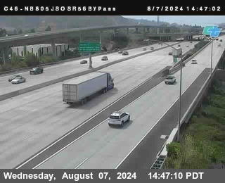 NB 805 at NB 805/5 Merge