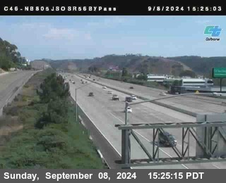 NB 805 at NB 805/5 Merge