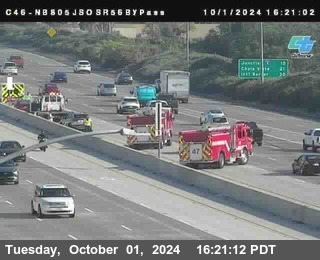 NB 805 at NB 805/5 Merge