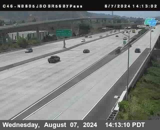 NB 805 at NB 805/5 Merge