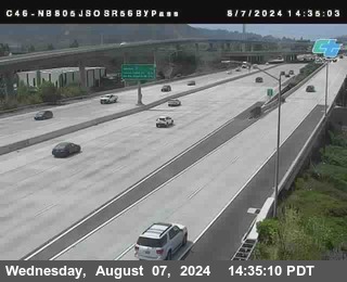 NB 805 at NB 805/5 Merge