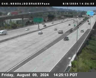 NB 805 at NB 805/5 Merge