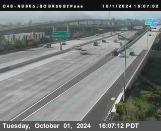 NB 805 at NB 805/5 Merge