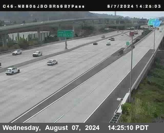 NB 805 at NB 805/5 Merge