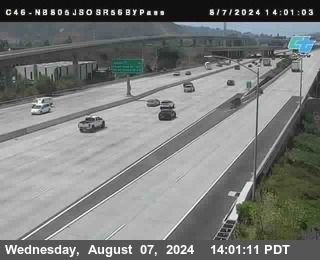 NB 805 at NB 805/5 Merge