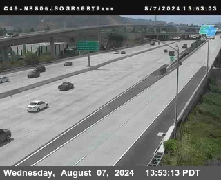 NB 805 at NB 805/5 Merge