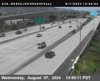 NB 805 at NB 805/5 Merge