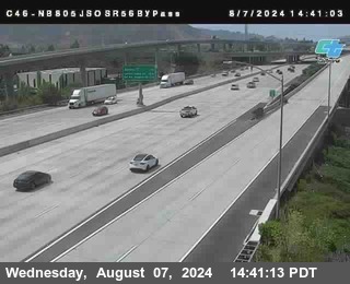 NB 805 at NB 805/5 Merge