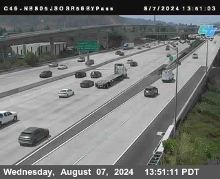 NB 805 at NB 805/5 Merge