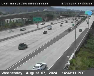 NB 805 at NB 805/5 Merge