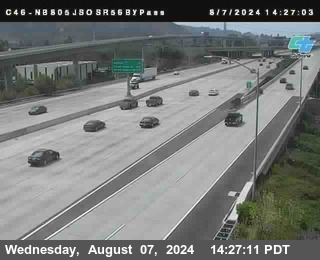 NB 805 at NB 805/5 Merge