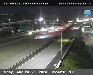 NB 805 at NB 805/5 Merge