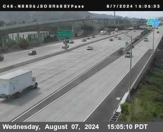 NB 805 at NB 805/5 Merge