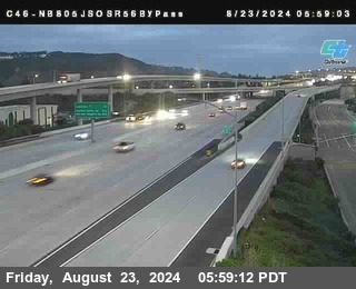 NB 805 at NB 805/5 Merge