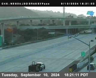 NB 805 at NB 805/5 Merge