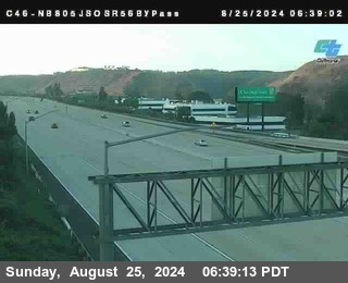 NB 805 at NB 805/5 Merge